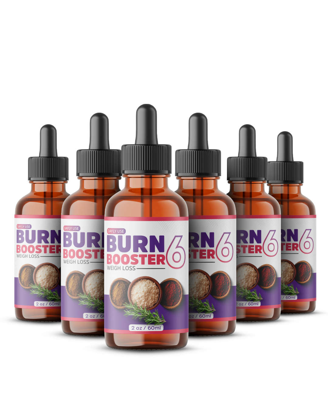 BurnBooster6 - Accelerated Fat Burning Results (6-Bottle Kit)