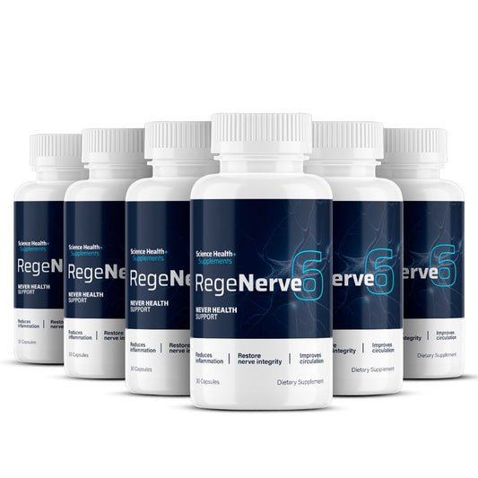RegeNerve6  – Natural Support for Nerve Health (6-Bottle Kit)