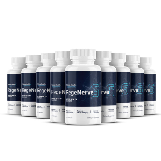 RegeNerve6  – Natural Support for Nerve Health (9-Bottle Kit)