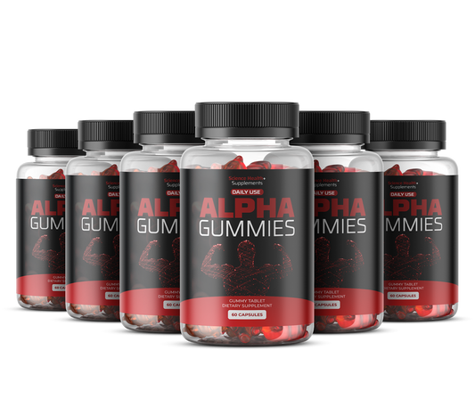 AlphaGummies6: Male Vitality Support (6-Bottle Kit)