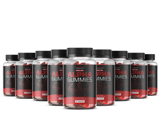 AlphaGummies6: Male Vitality Support (9-Bottle Kit)